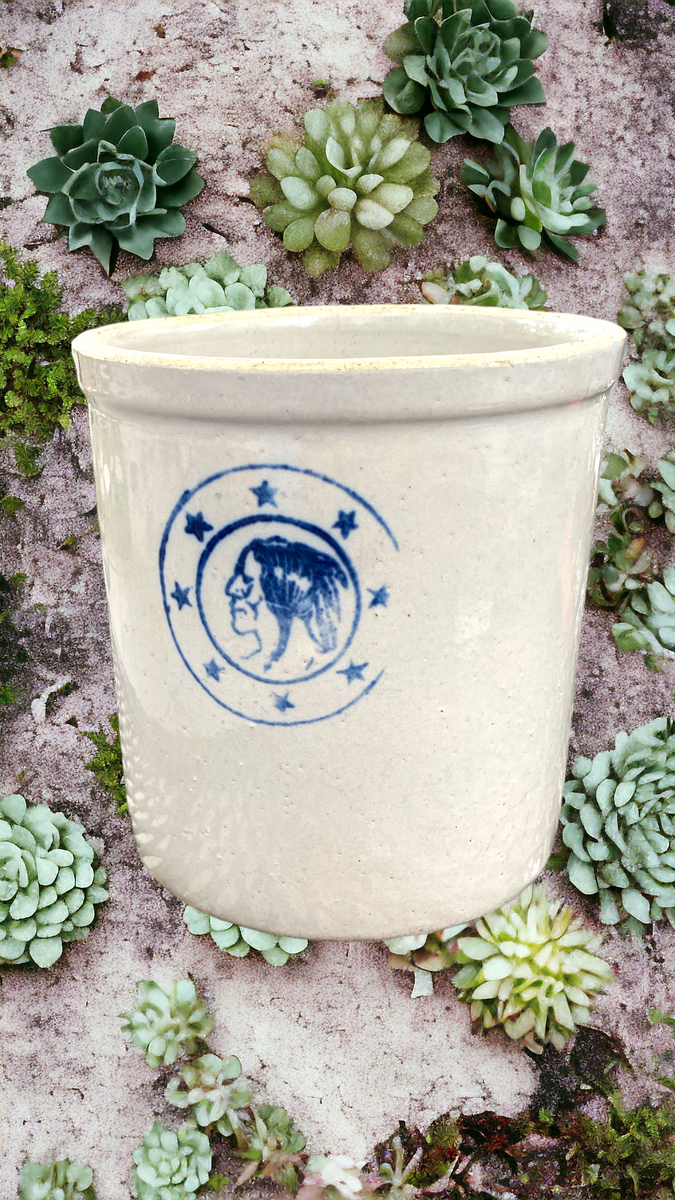Antique Cobalt Indian Head Louisville Pottery – FENG SWAY