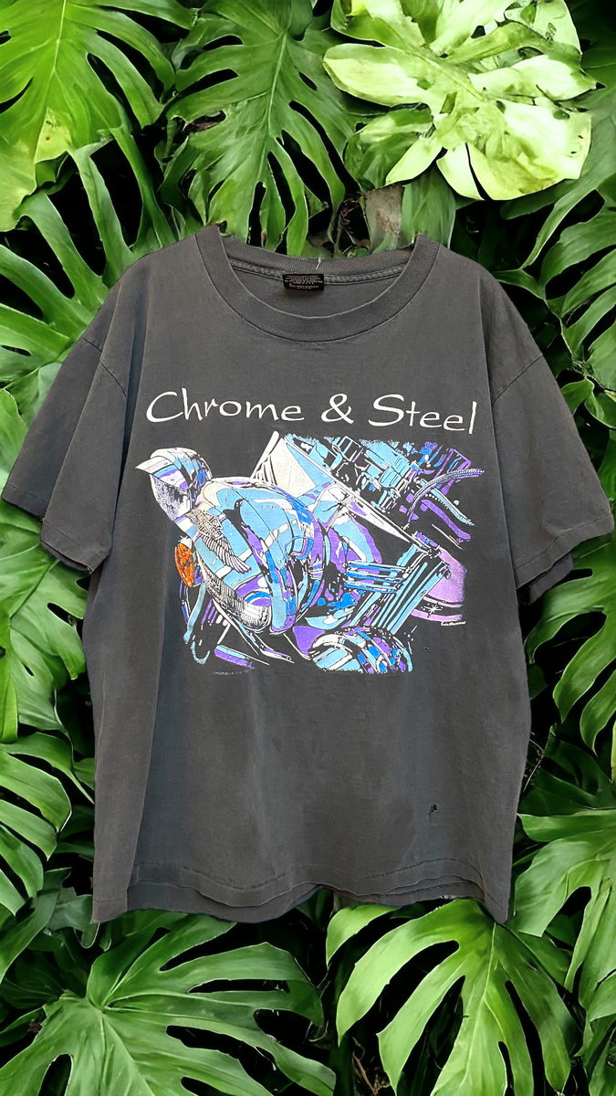 90s Harley Davidson Tshirt ~ Chrome & Steel – FENG SWAY