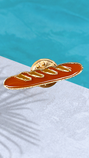 Baguette Enamel Pin