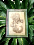 MID CENTURY POODLE PORTRAIT PRINT