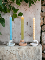 Pastel Snake Candle Holders