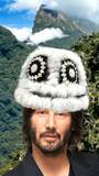 Mohair Crochet Winter Hat