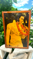 Hot Elvis Framed Poly Portait