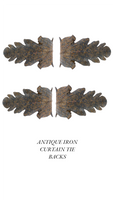 Antique Iron Curtain Tieback