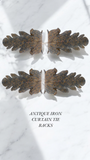 Antique Iron Curtain Tieback