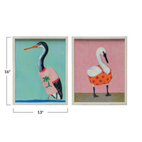 Framed Bird Art Print