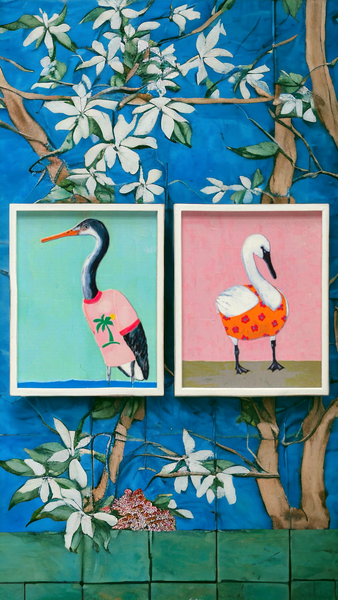 Framed Bird Art Print