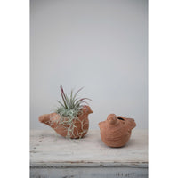 70s Terracotta Dove Planter ~ 4”