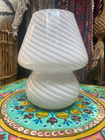 Murano Mushroom Glass Table Lamp