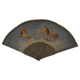 19th Century Painted Decorative Wall Fan