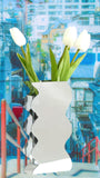 Wavy Mirror Acrylic Vase