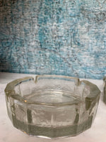 Vintage Glass Iceberg Ashtray - Large
