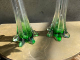Emerald Glass Murano Propagation Vase
