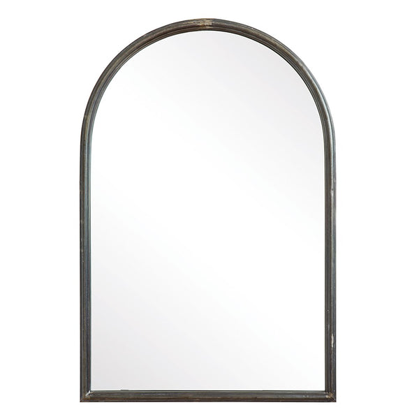 Arched Welded Metal Frame Mirror