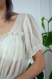 1960's Sheer Garden Goddess Maxi gown