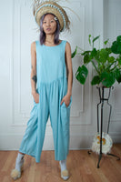 Sky Blue Summer Playtime Jumpsuit