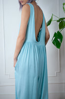 Sky Blue Summer Playtime Jumpsuit