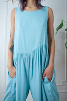 Sky Blue Summer Playtime Jumpsuit