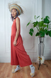 Salmon Summer Playtime Jumpsuit