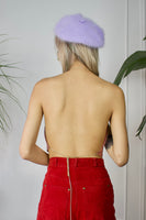 Lilac Mohair Beret