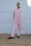 Vintage Pink Terry Cloth Jumpsuit