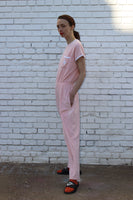 Vintage Pink Terry Cloth Jumpsuit