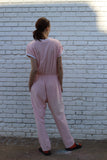 Vintage Pink Terry Cloth Jumpsuit