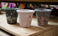 Tall Distressed Terra Cotta Pot