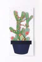 Holiday Cactus Tree Pop Up Greeting Card