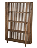 60s MCM Bamboo Bookcase + Storage Shelf