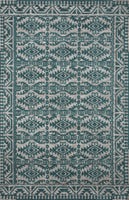 All Eyes in Morocco Teal Area Rug ~ 5'0" x 7'6"