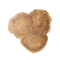 Teakwood Root Live Edge Side Table