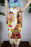 Silk Hindu Goddess Skirt