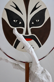 Artisan Painted Mask Hand Fan