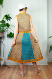 Quilted Folk Set, Skirt and Vest