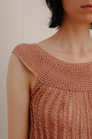 Mexican Mauve Crochet Skirt Set