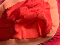 1950s Red Velvet Appliqué Fascinator