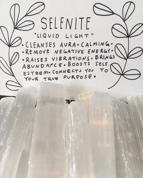 Selenite Wand Crystal