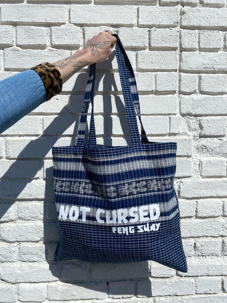 Feng Sway CURSED/NOT CURSED Dyed Textile Tote – FENG SWAY