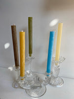 Powdered Taper Candles ~ 5 Colors