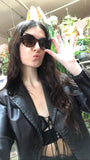 Futuristic Cat Eye Tortoise Sunnies
