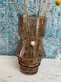 Blush Clear Glass Vase