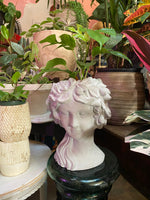 Olive Wreath Goddess Head Planter
