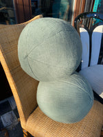 Sage Cotton 3D Ball Pillow