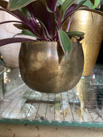 MCM Brass Globe Planters