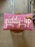 Giddy-Up Punch Hook Pillow