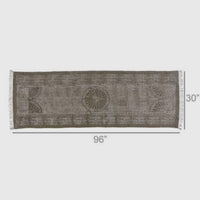 Denim Putty Runner Rug