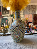 Victorian Flora Vase with Gold Detail