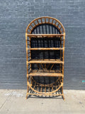 Palm Beach Bamboo + Rattan Shelf