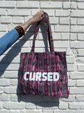 Feng Sway CURSED/NOT CURSED Dyed Textile Tote